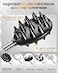 HEYAXA Telescoping Back Scratcher with 5 Detachable HeadsDad Gifts for Men and Women Practical Gifts for Father Dad Adults with Gift Box