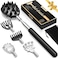 HEYAXA Telescoping Back Scratcher with 5 Detachable HeadsDad Gifts for Men and Women Practical Gifts for Father Dad Adults with Gift Box