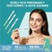 شرائط اختبار الحمل إيليت، ١٠٠ شريط، اختبار الكشف المبكر عن هرمون الحمل (HCG)، ١٠ مليون وحدة دولية/مل، حساسية عالية، نتائج دقيقة بنسبة ٩٩٩٩٪، تظهر قبل ٦ أيام، سهل الاستخدام، اختبار حمل منزلي