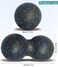 TzzXzz Peanut Massage Ball Double Lacrosse Foam Roller for Physical Therapy Firm
