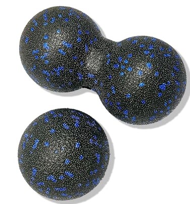 TzzXzz Peanut Massage Ball Double Lacrosse Foam Roller for Physical Therapy Firm