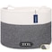 COMSE Extra Large Blanket Basket Woven Laundry Basket 217x 138 Nursery Hamper Cotton Rope Laundry Hamper Living Room for Storage Toys Clothes Towels White Black
