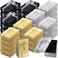 مجموعة علب هدايا مجوهرات كينينج، 36 قطعة، علب هدايا صغيرة بالجملة مع أغطية وشرائط مزينة بفيونكات، مناسبة للخواتم والأقراط والأساور والقلائد، مثالية لأعياد الميلاد وحفلات الزفاف والخطوبة وأعياد الميلاد وعيد الحب، متوفرة بألوان ذهبية وفضية وسوداء.