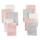 Little Treasure Unisex Baby Rayon from Bamboo Luxurious Washcloths Light Pink Gray One Size