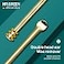 MR.GREEN MRGREEN Ear Wax Removal Ear Cleaner Double End Earwax Remover 360 Cleaning Three Ring Ear Pick Stainless Steel Ear Care Tools Golden