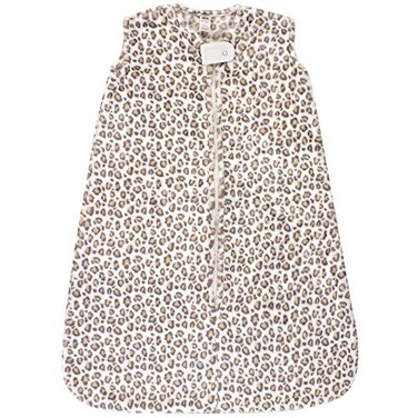 Hudson Baby Unisex Baby Plush Sleeping Bag Sack Blanket Cream Leopard 1824 Months