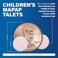 MAJOR Childrens Mapap Acetaminophen 160 mg Chewable Tablets Pain RelieverFever Reducer Aspirin Free Ibuprofen Free for Ages 2 to 1124 Count 1 Pack