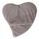 Bucky Hot Cold Therapy Spa Collection Ultra Luxe Heart Warmer Plush Gray