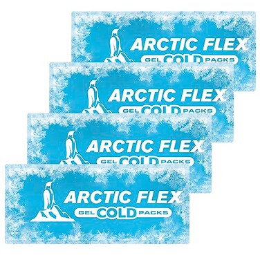 عبوات جل بديلة من Arctic Flex، عبوات ثلج قابلة لإعادة الاستخدام لدعامة الكوع، عبوة جل ساخنة وباردة لتخفيف آلام الإصابات والتورم، ضمادة ضغط مرنة، مناسبة للرياضيين من الجنسين