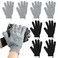 Alotpower Exfoliating Gloves for Big Hands 8Pack Large DoubleSided Shower Gloves
