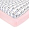 Hudson Baby Unisex Baby Cotton Fitted Crib Sheet Pink Safari One Size