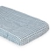 lulujo Baby Changing Pad Cover 100 Cotton Muslin Fitted Standard Size 32 x 16 Inches Navy Gingham