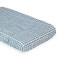 lulujo Baby Changing Pad Cover 100 Cotton Muslin Fitted Standard Size 32 x 16 Inches Navy Gingham