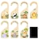 R HORSE 8Pcs Safari Baby Closet Dividers Animals Nursery Hanger Dividers