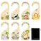 R HORSE 8Pcs Safari Baby Closet Dividers Animals Nursery Hanger Dividers