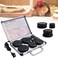 Primachen Hot Stones Massage Warmer Kit 9Pcs Hot Stones Massage Set Portable Hot Stone with Heater Hot Rocks Basalt Massage Stones for Home Spa Warming Therapy Relaxing Gift