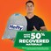 Hefty Ultra Strong Made with 50 Recovered Materials Tall Kitchen Trash Bags Gray Unscented 13 Gallon 110 Count