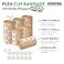 Hampton Adams As Seen on Shark Tank Original Elastic Bandage Wrap 6Pack Multiple Sizes Package Self Closing LatexFree Cotton Compression Bandage Sprains Calf Ankle Foot Clips