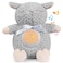 BEREST Baby Sleep Soother with Projector Night Light AutoOff Timer Musical Sheep Plush Toy with White Noise Heartbeat Shushing Lullabies for Newborns Infants Shower Gift