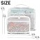 holay 4 Pack Building Block Storage Bags Clear Zippered Toy Organizer Case