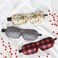Bucky 40 Blinks No Pressure Printed Eye Mask for Travel Sleep Holly One Size