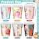 Patelai 150 Pack Vintage Floral Paper Tea Cups 9 oz Disposable Paper Cups for Tea Party Wedding Bridal Baby Shower Garden Spring Party 6 Designs 25 Each