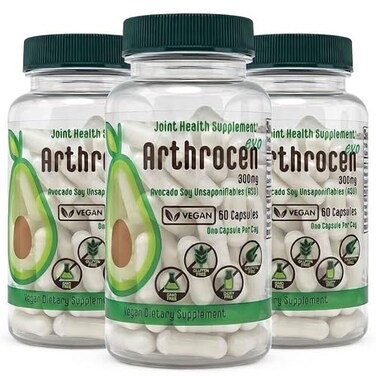 Arthrocen Vegan ASU Joint Support 300mg Avocado Soy Unsaponifiables Once Daily