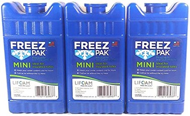 عبوة ثلج Lifoam FREEZ PAK، 3 عبوات، 85 أونصة