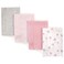Touched by Nature Unisex Baby Organic Cotton Burp Cloths Dandelions One Size