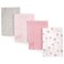 Touched by Nature Unisex Baby Organic Cotton Burp Cloths Dandelions One Size