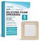 MedVance 10 Pack 3x3 Silicone Foam Dressing Bordered Dressing Waterproof Silicone Bandages for Wounds Care Bed Sore Patches Super Absorbent Wound Dressing Self Adhesive Pressure Sore Pads