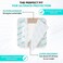 MedVance 10 Pack 3x3 Silicone Foam Dressing Bordered Dressing Waterproof Silicone Bandages for Wounds Care Bed Sore Patches Super Absorbent Wound Dressing Self Adhesive Pressure Sore Pads