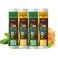 Eco Lips Mongo Kiss USDA Organic Lip Balm Peppermint Vanilla Honey 4Pack