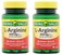 Spring Valley 100 Capsules 500 Mg Ea LArginine Pack of 2