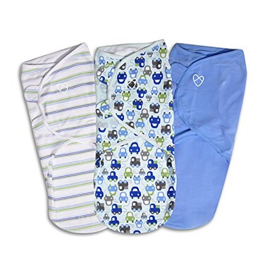 SwaddleMe Original Swaddle Size Large 36 Months 3Pack Graphic Car