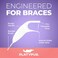 Platypus Orthodontic Flossers for Braces 40 Count Pack of 2 Ortho Picks for Adults Kids Fits Under Arch Wire NonDamaging Encourage Flossing Habits