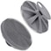 INNERNEED FoodGrade Soft Silicone Body Scrubber Shower Brush Handheld Cleansing Skin Brush Gentle Exfoliating and Lather Well Gray