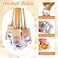Mkhaslri 60 Pcs Hanging Car Air Freshener Car Diffuser Bottle Empty Glass Perfume Bottles Air Freshener Diffuser Bottle Pendant for Essential Oils Fragrance Aromatherapy Ornament Decor Fresh Style
