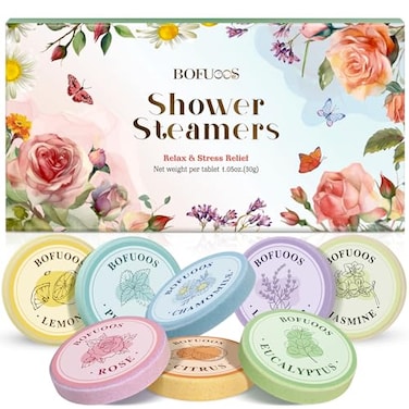 Bofuoos Shower Steamers Aromatherapy Birthday Gift for Women Teen Girl Mom