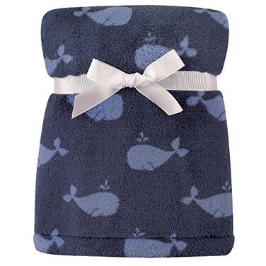 Hudson Baby Unisex Baby Super Plush Blanket Whale One Size
