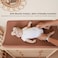 Konssy Muslin Changing Pad Cover for Baby Girls Boys 100 Cotton Fitted Diaper Chang Table Covers Soft Breathable Changing Pad Sheets 2 Pack Chestnut Posy