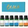 MitFlor Beach Fragrance Oils Set Essential Oils for Diffusers for Home 6x10ml Fragrance Oil for Soap Candle Making Premium Summer Diffuser Oils Scents Pink Sands Ocean Mist and More