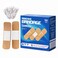 GTT 100 Count Adhesive Bandages Assorted Sizes Durable Waterproof Extra Strong Adhesion Soft Comfortable for Wounds and Scrapes Ideal for First Aid Kits Everyday Use