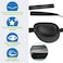 RIKEYO 2 Pcs Eye Patches for Adults and Kids3D Adjustable Eyepatch for Right or Left EyeOne Eye Cover for Lazy EyePirate CostumeBlack