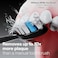 مجموعة فرشاة أسنان كهربائية Aquasonic Duo Series PRO UltraWhitening، 5 أوضاع، مؤقتات ذكية، حقائب سفر فاخرة، 10 رؤوس فرشاة Proflex، معتمدة من جمعية طب الأسنان الأمريكية (ADA).