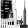 مجموعة فرشاة أسنان كهربائية Aquasonic Duo Series PRO UltraWhitening، 5 أوضاع، مؤقتات ذكية، حقائب سفر فاخرة، 10 رؤوس فرشاة Proflex، معتمدة من جمعية طب الأسنان الأمريكية (ADA).