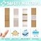 Funtery 200 Pcs Fabric Bandages 038 x 15 Rectangle Flexible Adhesive Small Face Bandages with Non Stick Pad Skin Wound Care