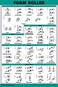Palace Learning QuickFit Foam Roller Exercise Poster Stretching and Workout Routine for Foam Roller Laminated 18 x 24
