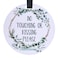 THREE LITTLE TOTS Modern No Kissing Baby Car Seat Sign or Stroller Tag CPSIA Safety Tested