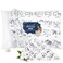 KeaBabies Toddler Pillowcase 13x18 Organic Cotton Cover Alphamals
